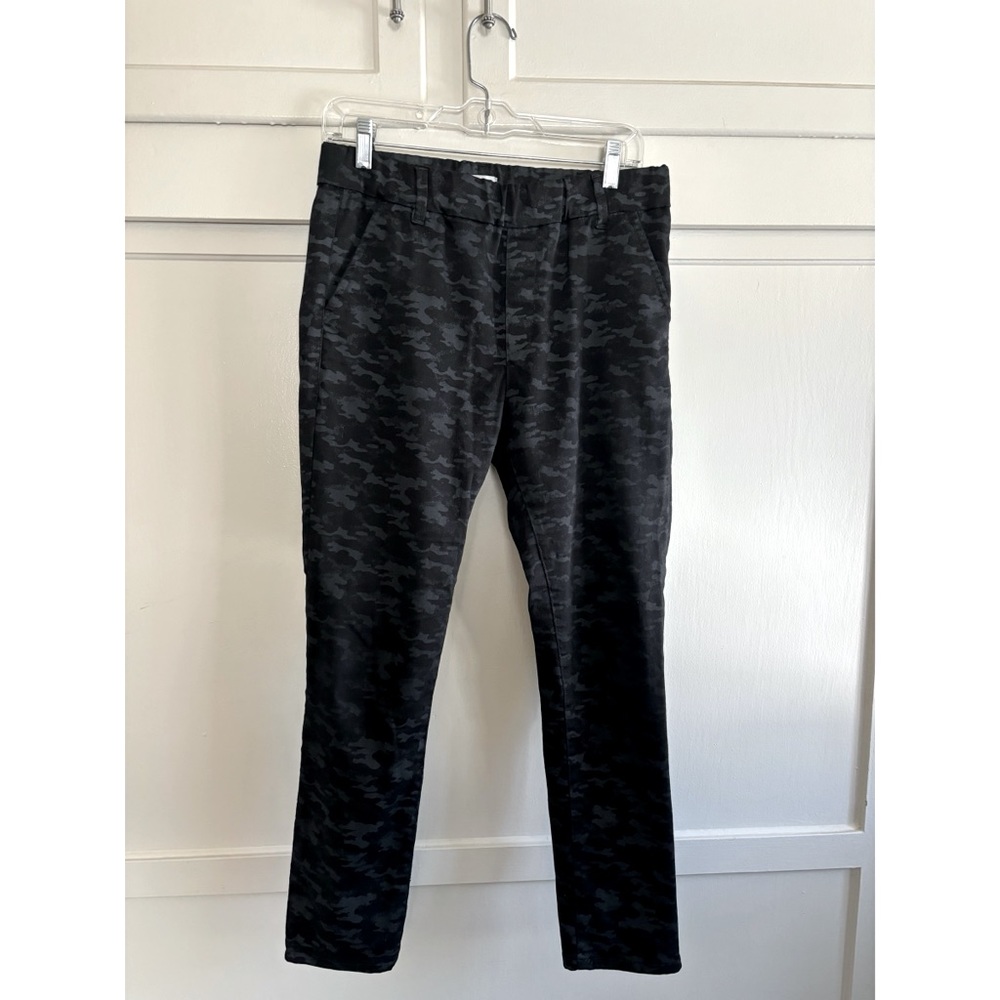 BEVY FLOG Black Camouflage Straight Leg Pants
